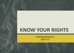 Know Your Rights, Click Here to Learn More.