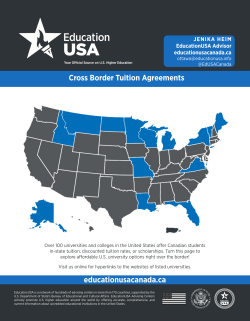 Cross Border Tuition Agreements