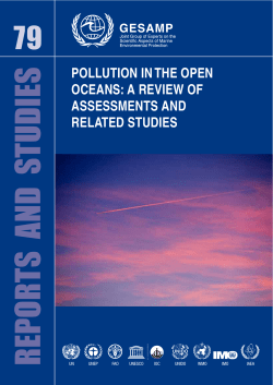 pollution in the open oceans