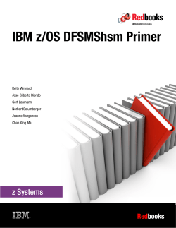 IBM z/OS DFSMShsm Primer