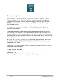 Health Information Management FAQs