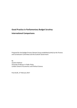 International Comparisons, Professor Joachim Wehner (237KB pdf)