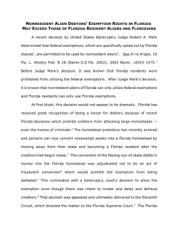 A recent decision by United States Bankruptcy Judge Robert A. Mark