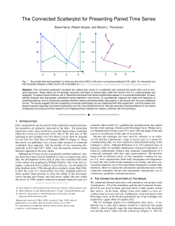 The Connected Scatterplot for Presenting Paired Time Series