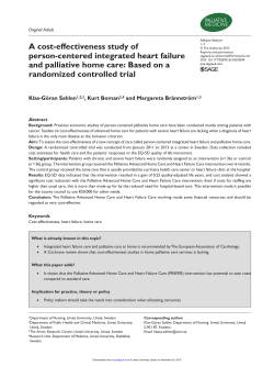 A cost-effectiveness study of person