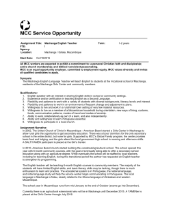 MCC Service Opportunity