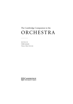 orchestra - Assets - Cambridge University Press