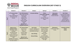 english curriculum overview (key stage 3)