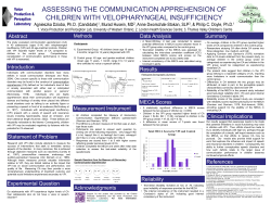 Assessing The Communication Apprehension of