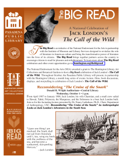 Jack London - City of Pasadena