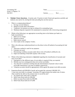 Test 3, Fall 2011