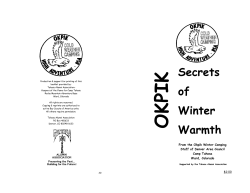 Okpik Secrets of Winter Warm