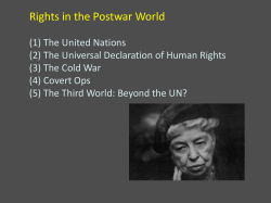 Rights in the Postwar World