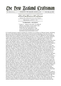 PATRIOTISM v. NECESSITY. " Come ye &mdash;whate`er your creed&mdash;O