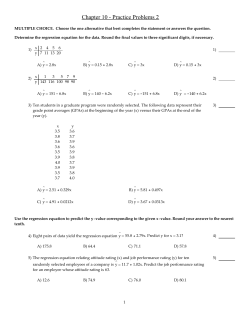 Chapter 10 Problems 2 - Columbus State University