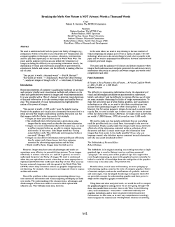 One Picture is NOT (Always) Worth a Thousand Words