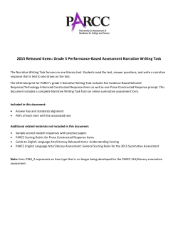 Narrative Writing Task