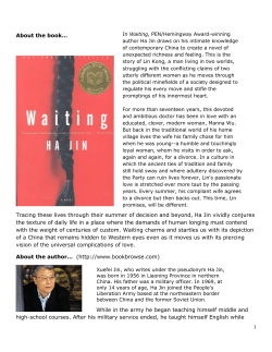 About the book&hellip; Tracing these lives through their summer of