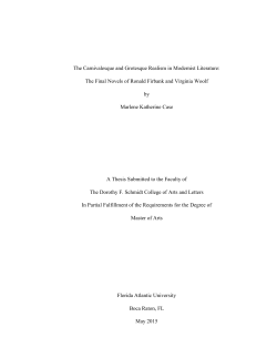 The Carnivalesque and Grotesque Realism in Modernist Literature