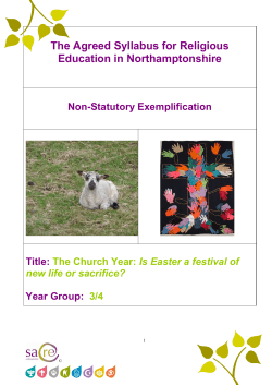 Is Easter a festival of new life or sacrifice