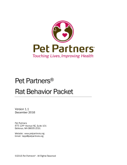 Lesson 1: Animal Behavior