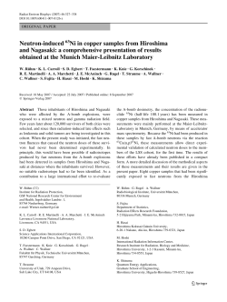 Neutron-induced Ni in copper samples from Hiroshima and
