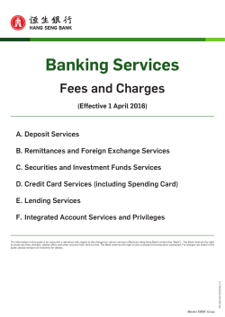Banking Services