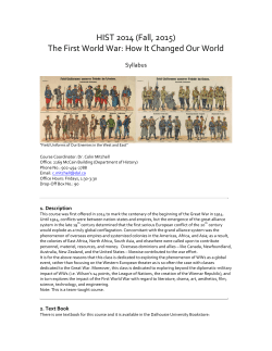 HIST 2014 (Fall, 2015)