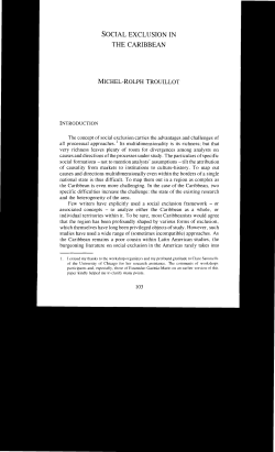 social exclusion in the caribbean