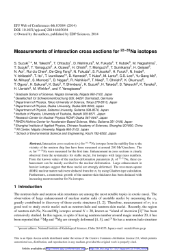 Measurements of interaction cross sections for 22&ndash;35Na isotopes