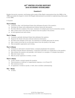 ap&reg; united states history 2014 scoring guidelines