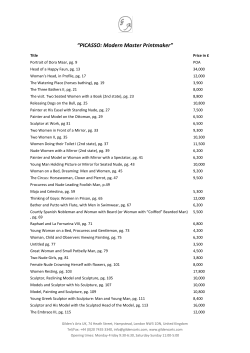 PICASSO: Modern Master Printmaker