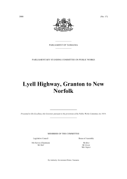 Lyell Highway, Granton to New Norfolk