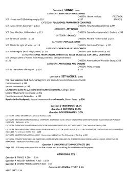 Question 2 SET WORKS: (10%)