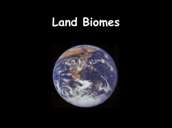 Land Biomes - TeacherWeb