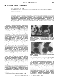 On Accretion of Nanosize Carbon Spheres