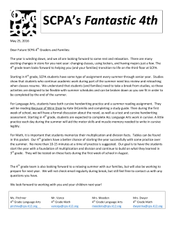 Summer Reading Grade 4