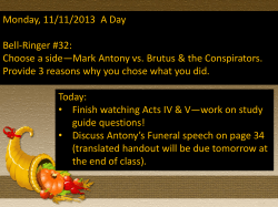 Monday, 11/11/2013 A Day Bell-Ringer #32: Choose a side&mdash;Mark