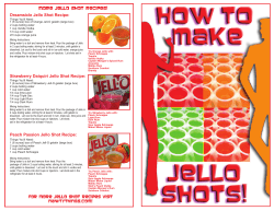 Dreamsicle Jello Shot Recipe - Buy Bachelor Party Supplies