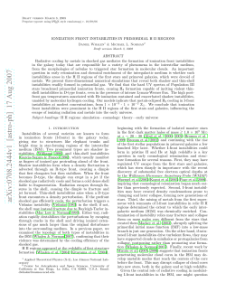 IONIZATION FRONT INSTABILITIES IN PRIMORDIAL H II REGIONS