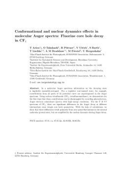 Conformational and nuclear dynamics effects in molecular Auger