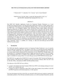 FIFTH INTERNATIONAL WINDS WORKSHOP