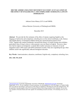 did the americanization movement succeed? an evaluation of the