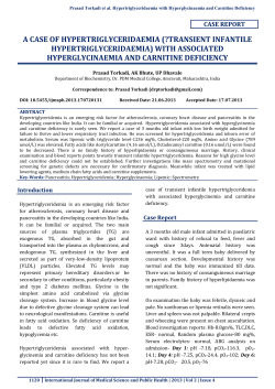 a case of hypertriglyceridaemia (?transient