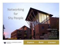 Networking for Shy People