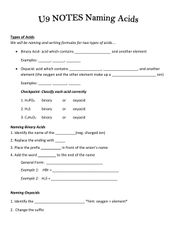 Binary Acid