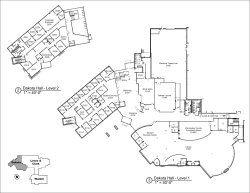 1" = 40`-0" 2 Dakota Hall - Level 2 1" = 40`-0"
