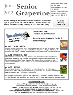 Senior Grapevine - Town of Great Barrington