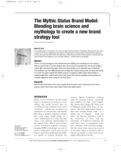The Mythic Status Brand Model