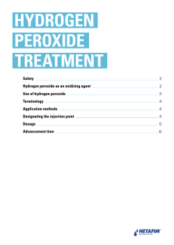 hydrogen peroxide treatment